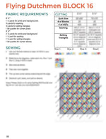 Half Square Triangle Booklet