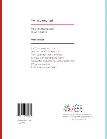 Twinkle Hot Pad