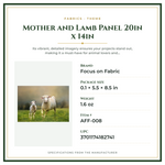 Product Specifications – Mother and Lamb Panel 20in x 14in