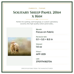 Product Specifications – Solitary Sheep Panel 20in x 16in