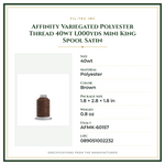 Product Specifications – Affinity Variegated Polyester Thread 40wt 1,000yds Mini King Spool Satin