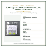 Product Specifications – ScantQuarter English Paper Piecing Speedster Wheels