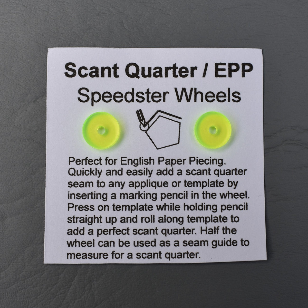 ScantQuarter English Paper Piecing Speedster Wheels