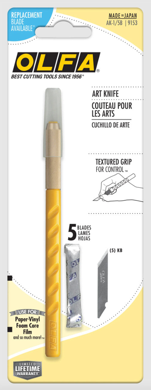 Graphic Art Knife With 5 Replacement Blades