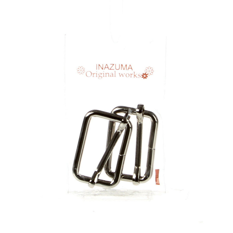 Rectangle Buckle Slider For 1in Belt 2pk