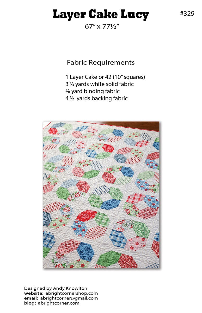 Layer Cake Lucy Quilt Pattern