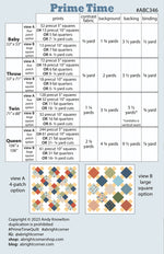 Prime Time Quilt Pattern