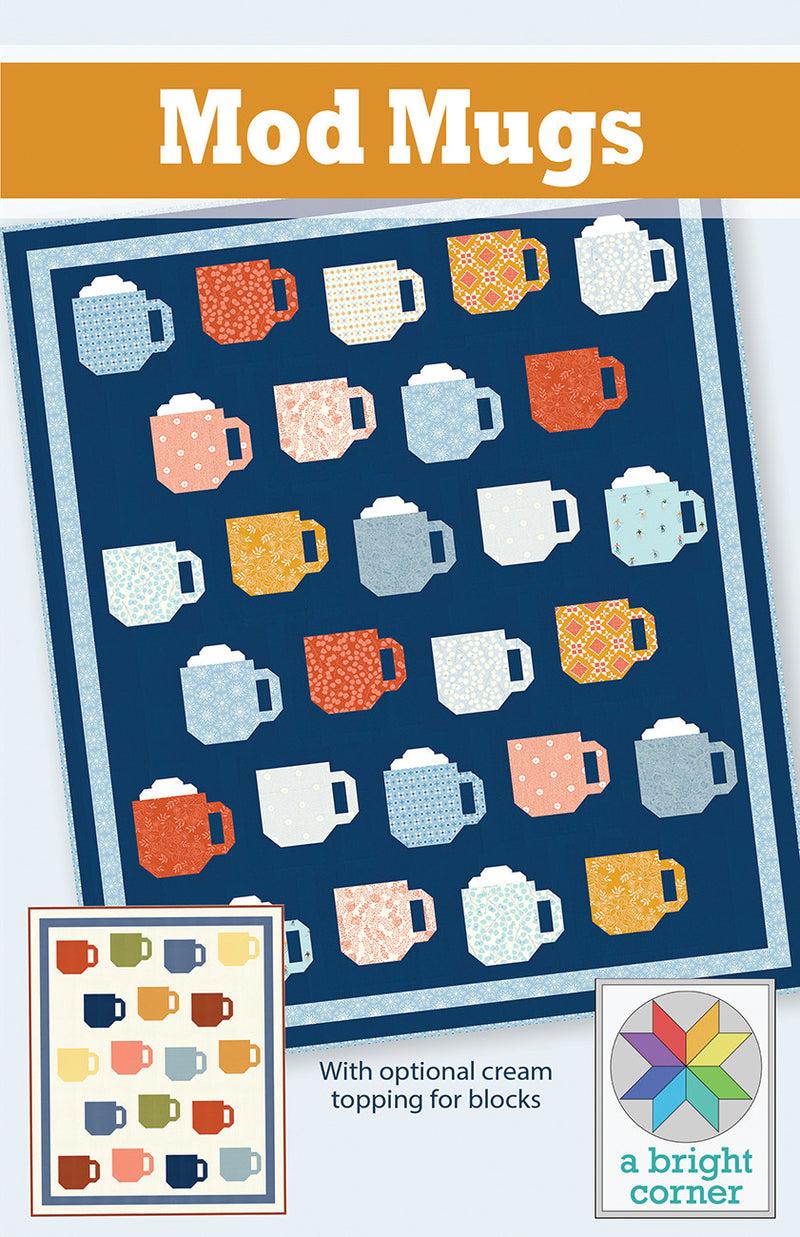 Mod Mugs Quilt Pattern