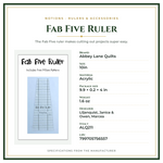 Product Specifications – Fab Five Ruler