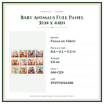 Product Specifications – Baby Animals Full Panel 31in x 44in