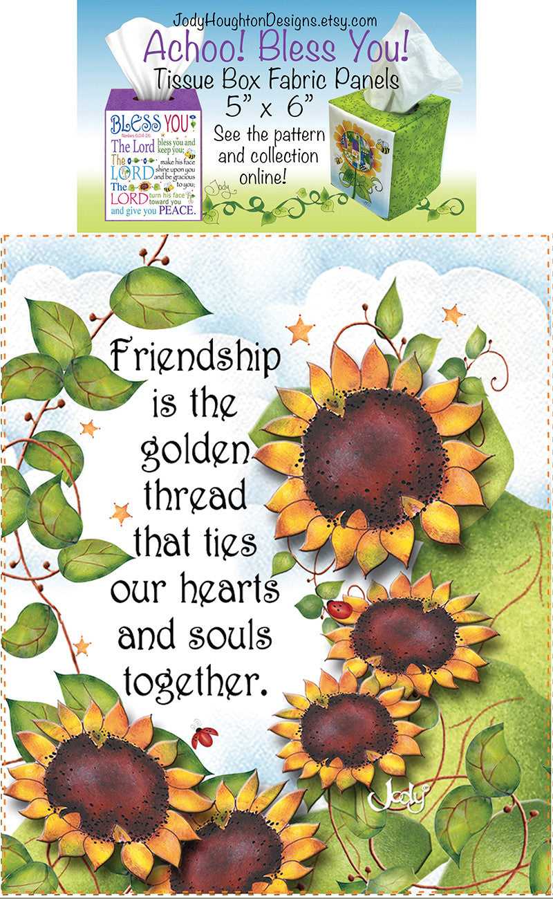 Friendship Tissue Box Panel