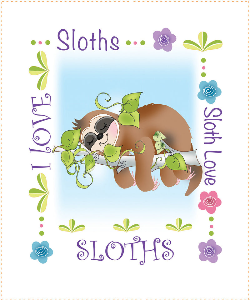 Sloth Tissue Box Panel