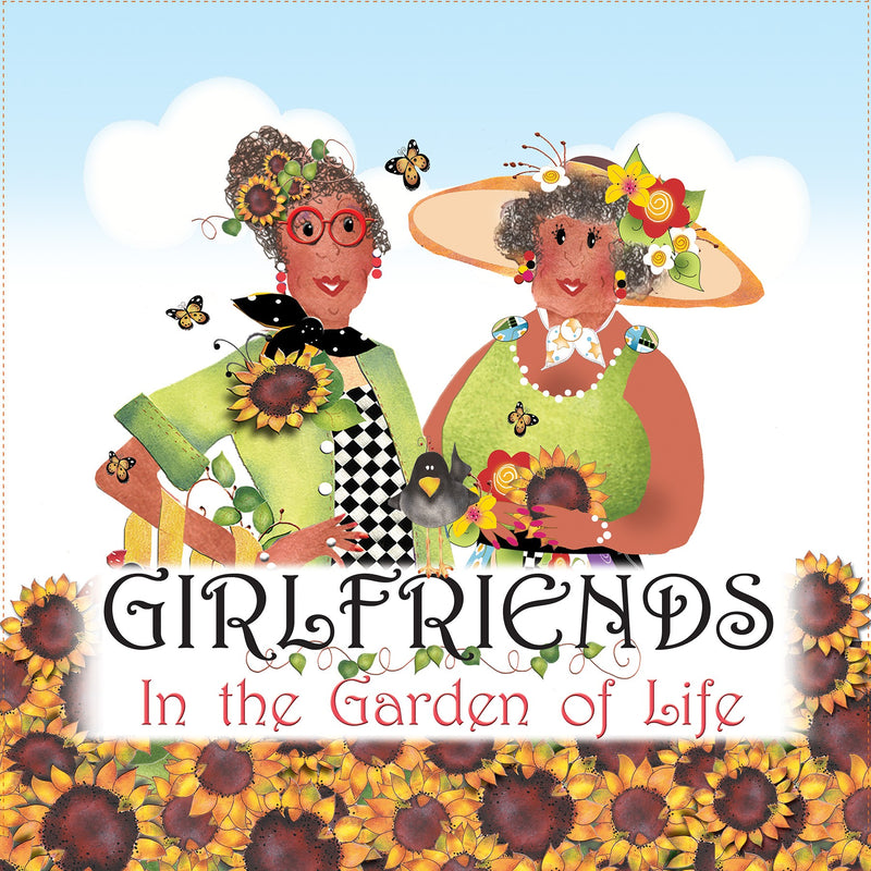 Fabric Art Panel 6in Star Harm Garden