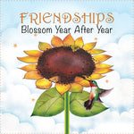 Fabric Art Panel 6in Sunflower Blossom