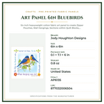 Product Specifications – Art Panel 6in Bluebirds