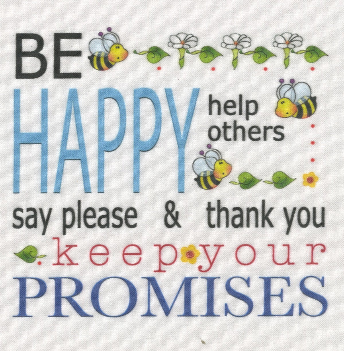 Be Happy Art Panel