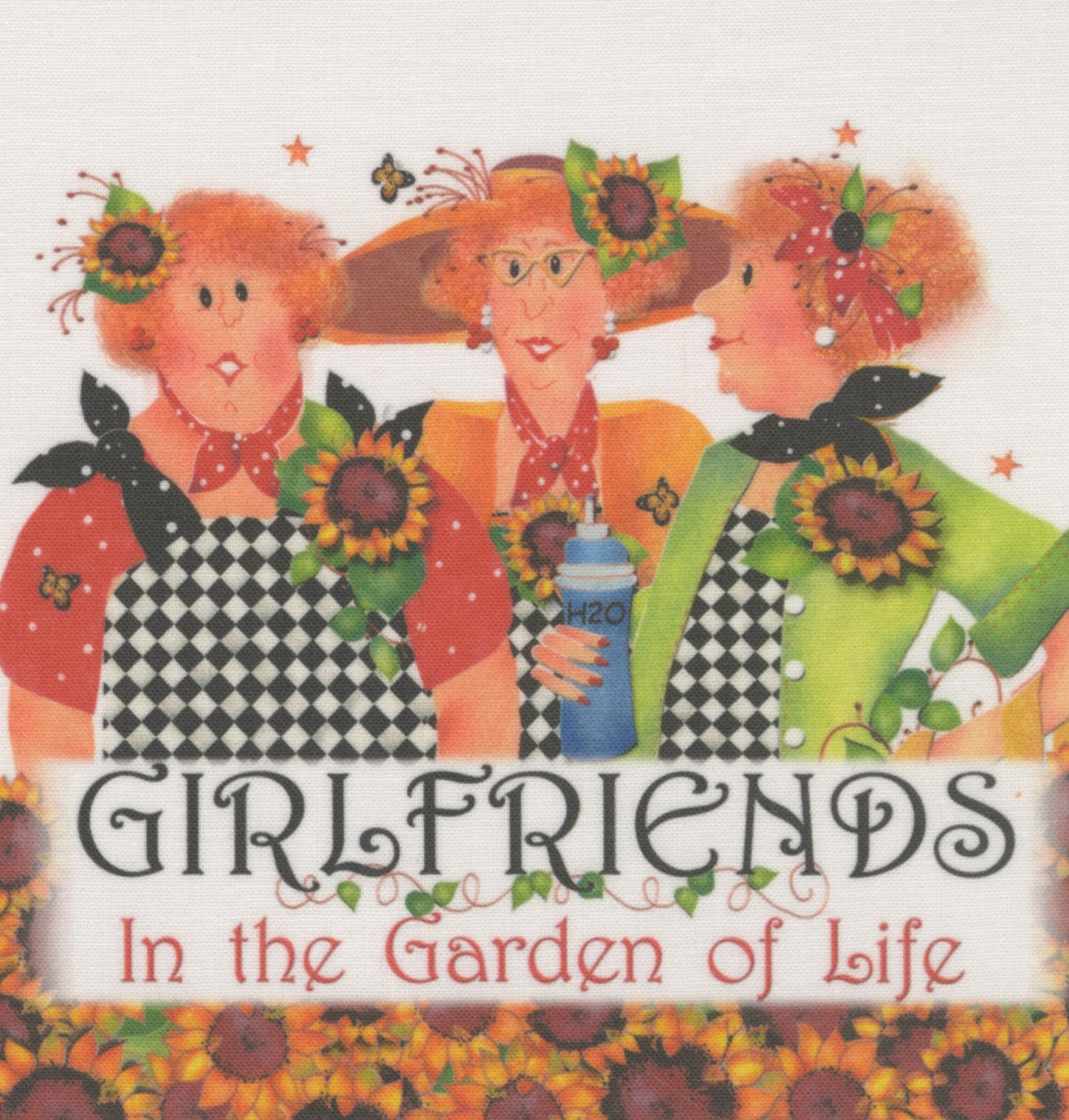 Art Panel Girlfriends Garden