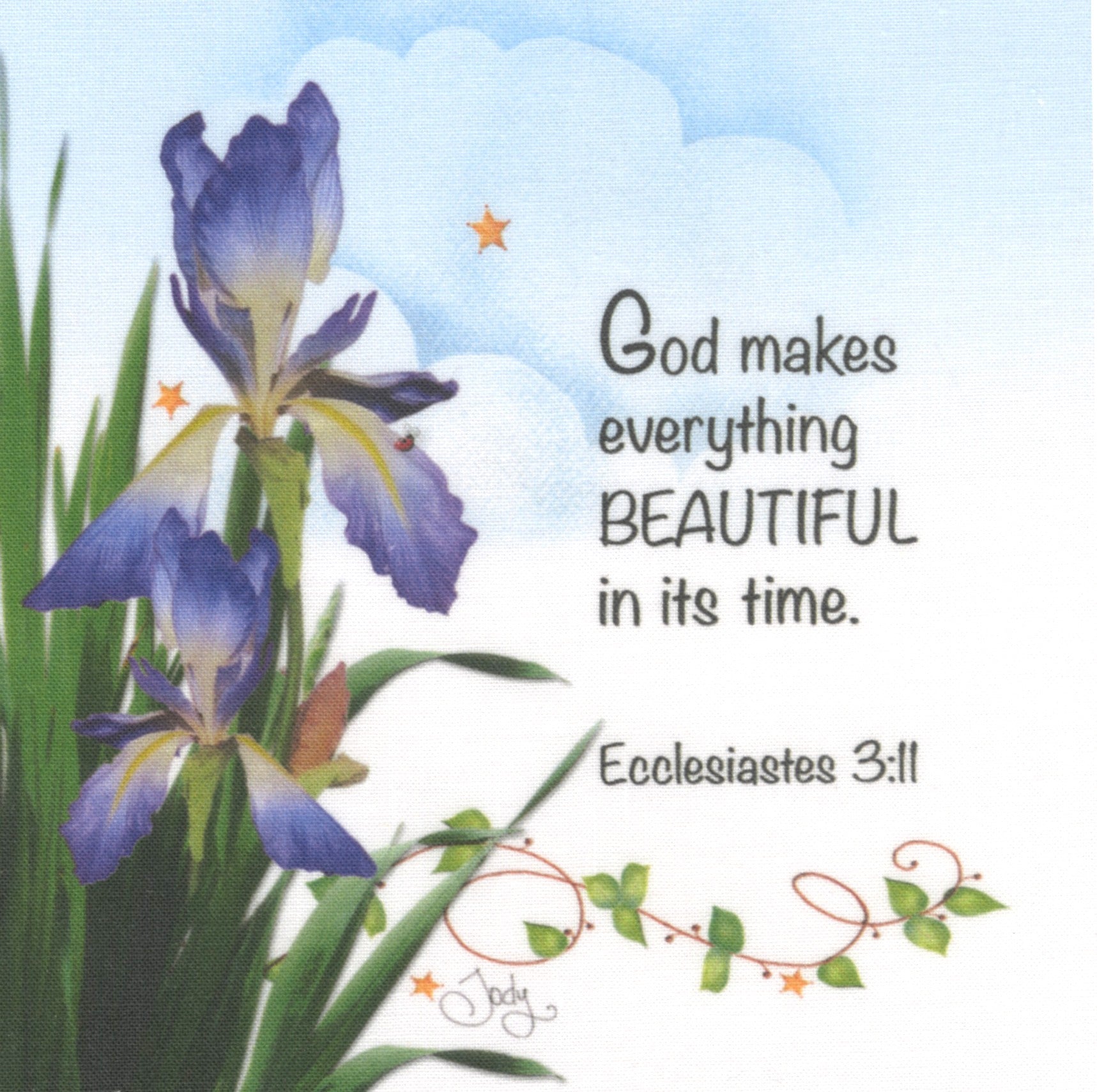 Art Panel Iris.God Makes