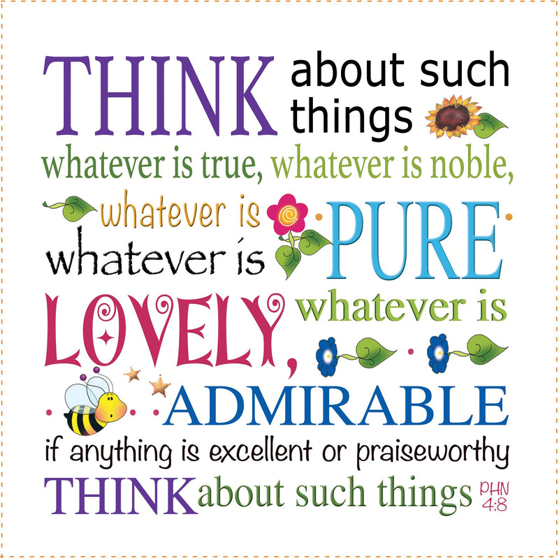 Art Panel 6in Think Lovely