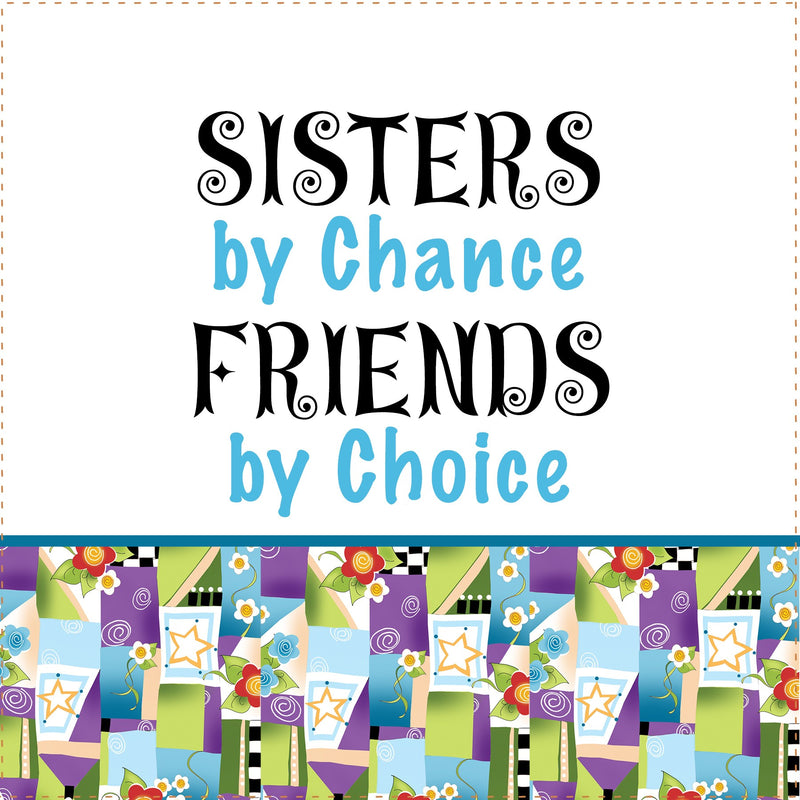 Art Panel 6in Sisters Chance