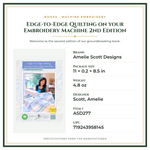 Product Specifications – Edge-to-Edge Quilting on your Embroidery Machine 2nd Edition