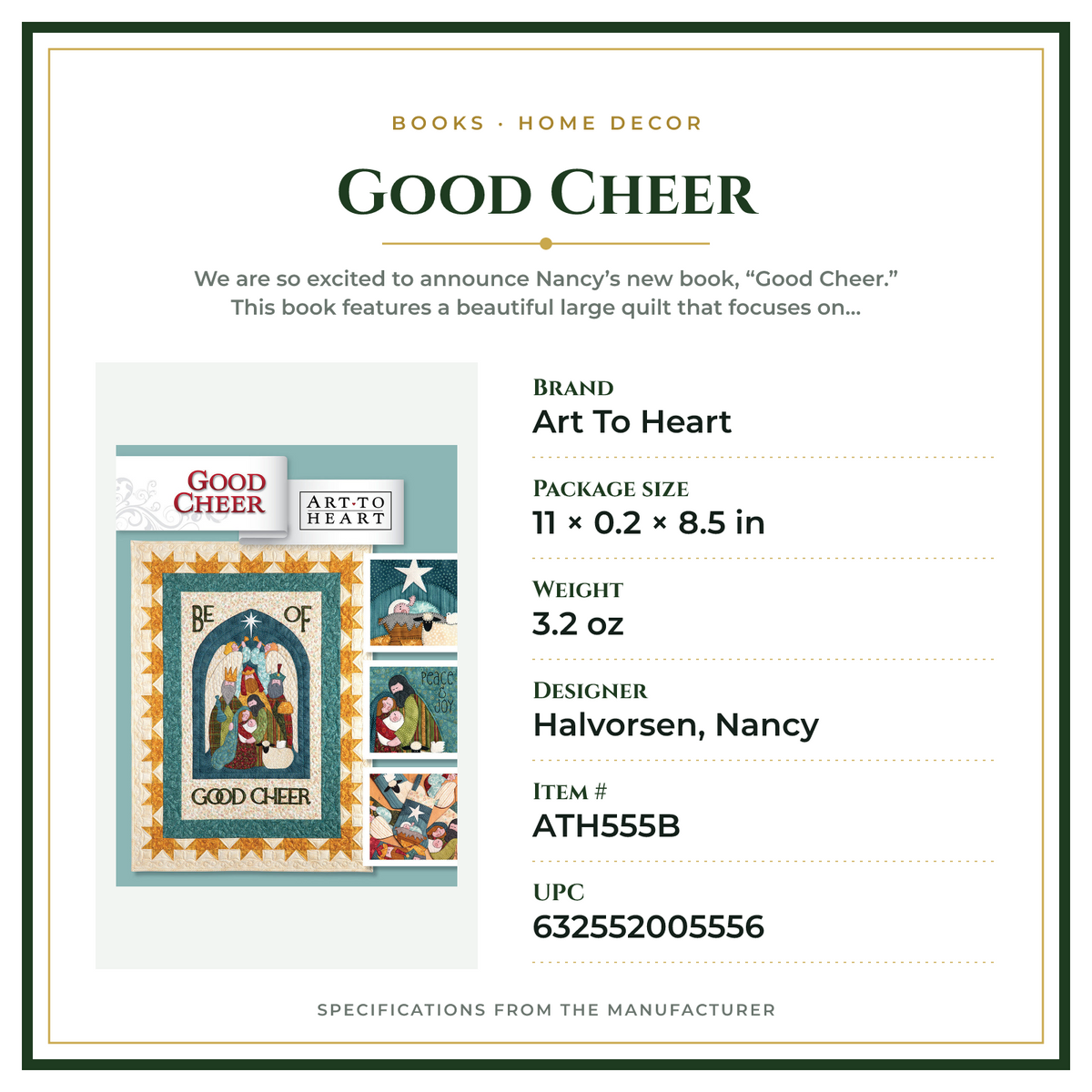 Product Specifications – Good Cheer