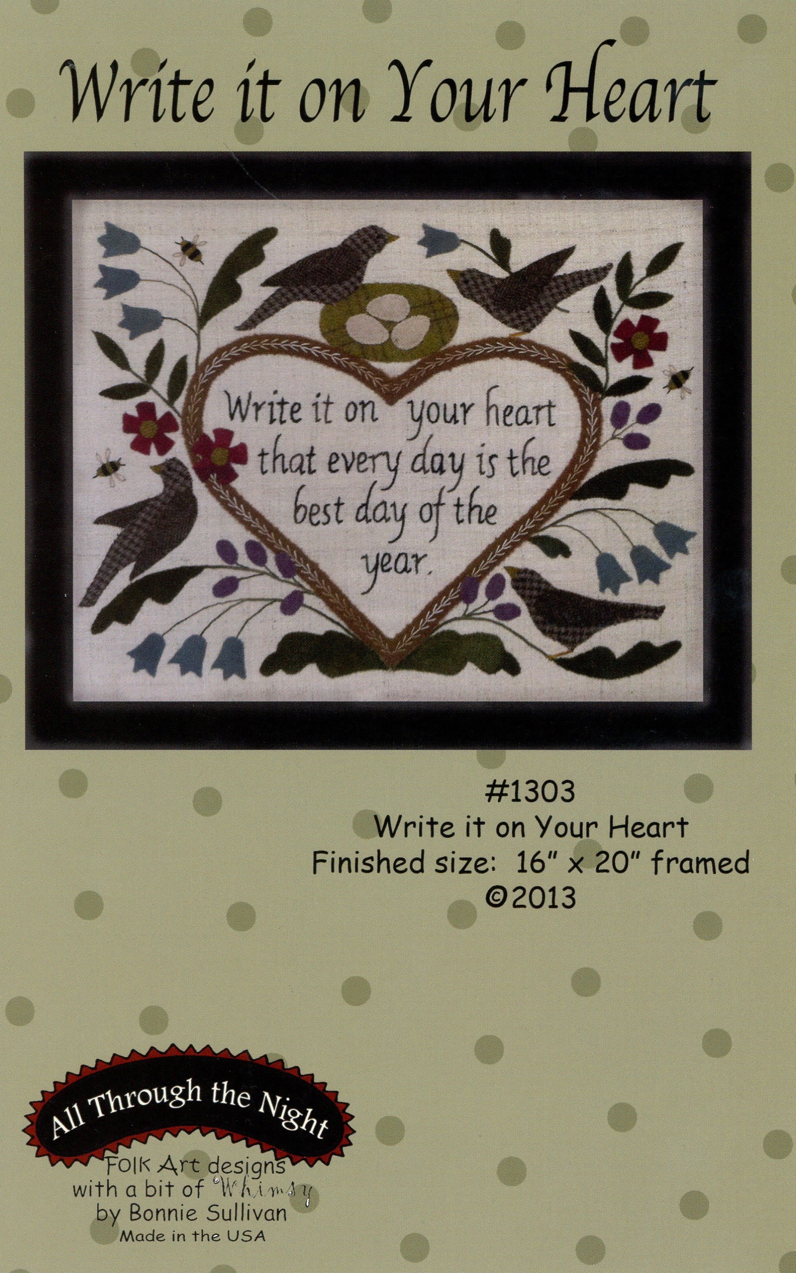 Write It On Your Heart