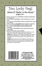 You Lucky Dog 2 Rollin In The Clover Block of the Month