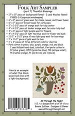 Folk Art Sampler Part 7 Thankful Blessings
