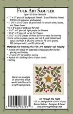 Folk Art Sampler Part 9 Star Wreath