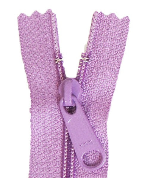 14in Lilac Zipper Closed End