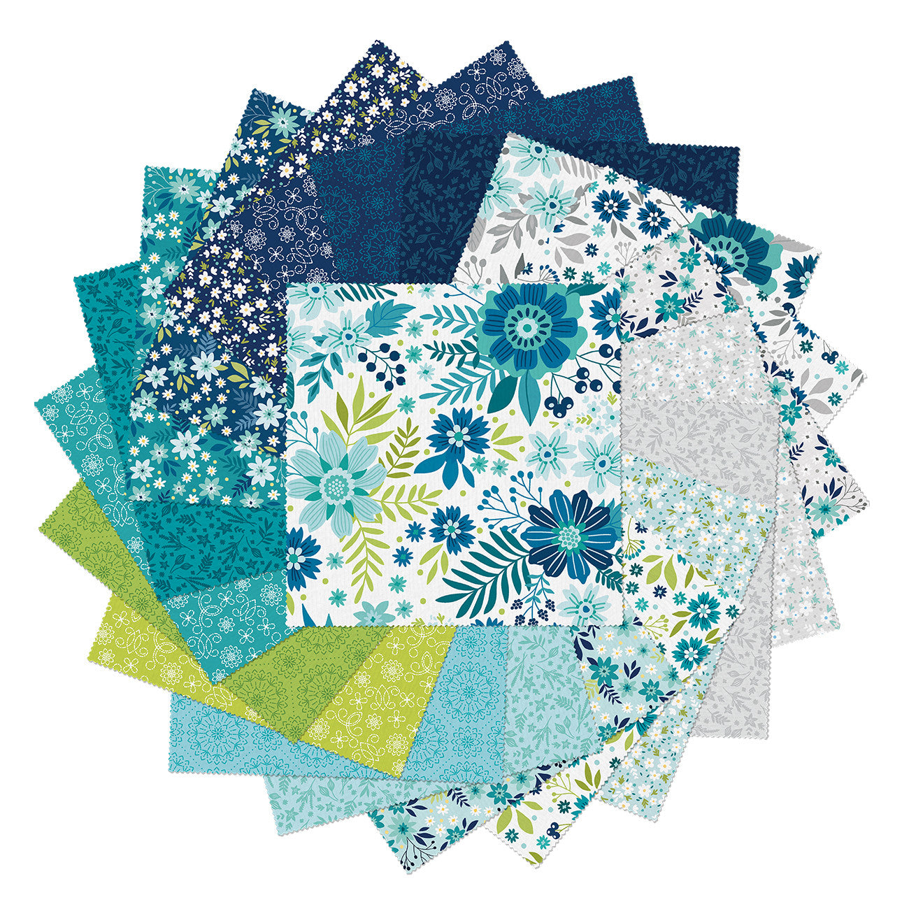 Among the Wildflowers II 10in Squares, 42pcs/bundle