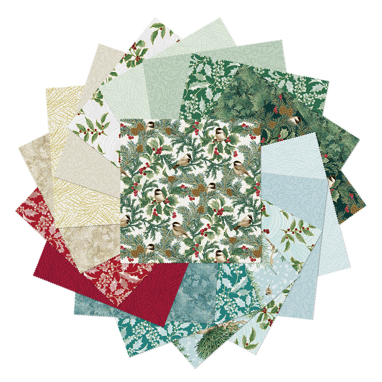 A Winter's Day 10in Squares, 42pcs/bundle