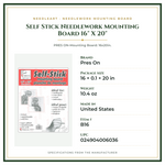 Product Specifications – Self Stick Needlework Mounting Board 16" X 20"