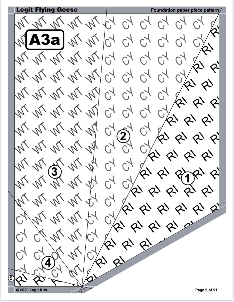 Legit Flying Geese Pattern