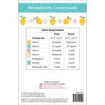 Strawberry Lemonade Runner and Pillow Pattern