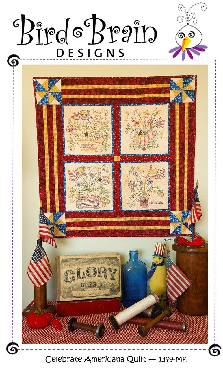 Celebrate Americana Quilt Machine Embrodiery