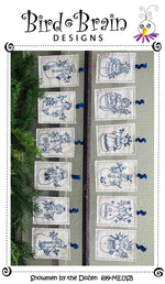 Snowmen by the Dozen Machine Embroidery USB