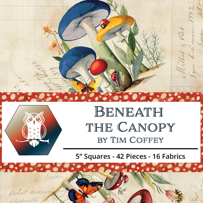 Beneath the Canopy 42pcs, 2-4 Pieces of Each Print