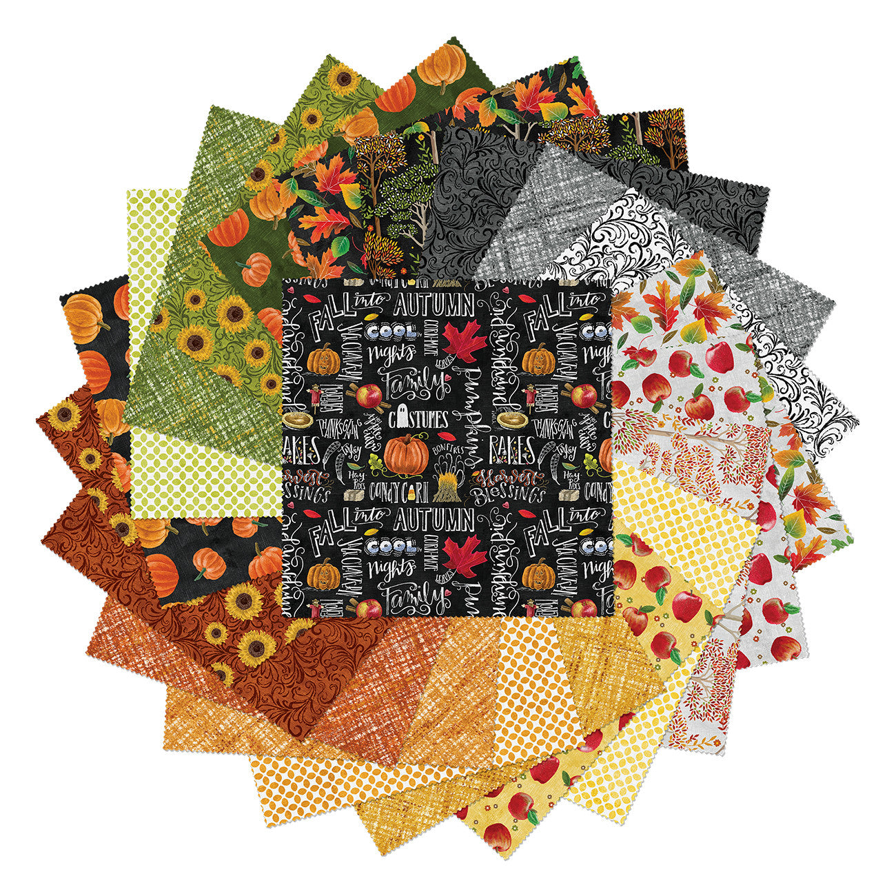 Beautiful Harvest 10in Squares, 42pcs/bundle