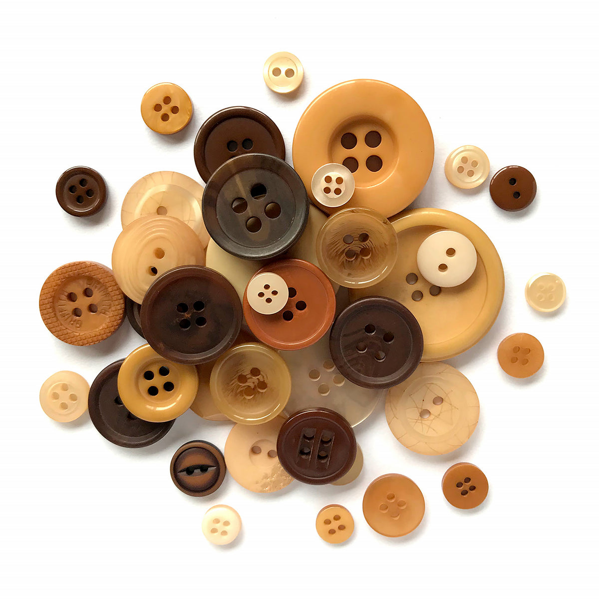 Button Grab Bag Bonanza - Natural