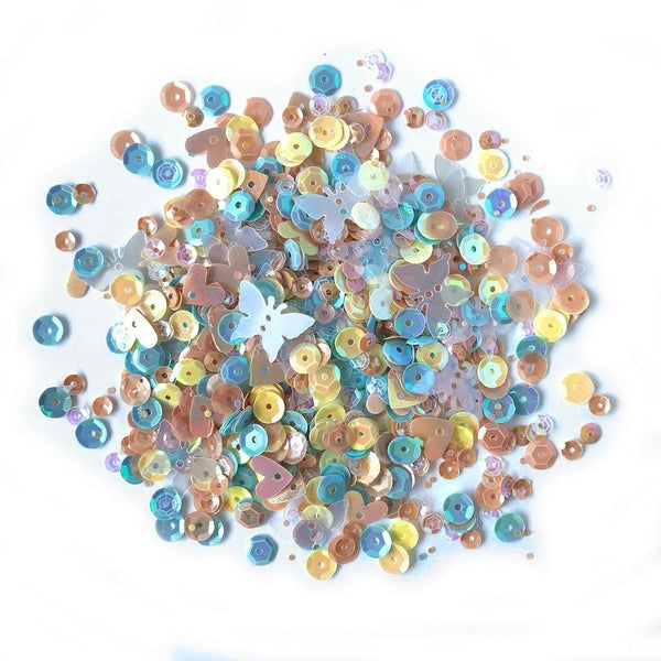 Sequin Tin Spring Butterflies