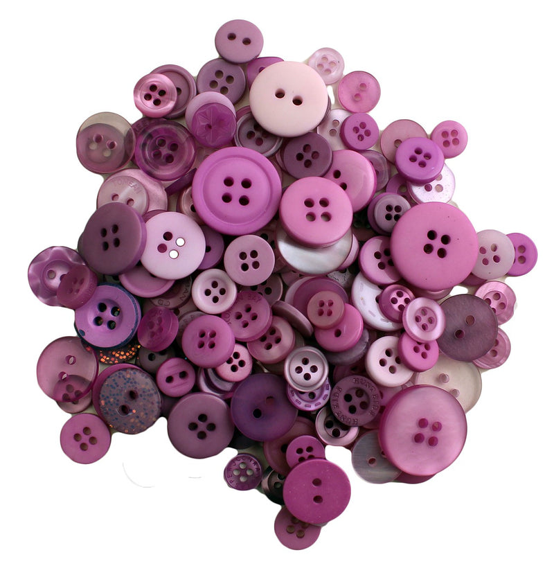 Sour Grapes Buttons in Mason Jar