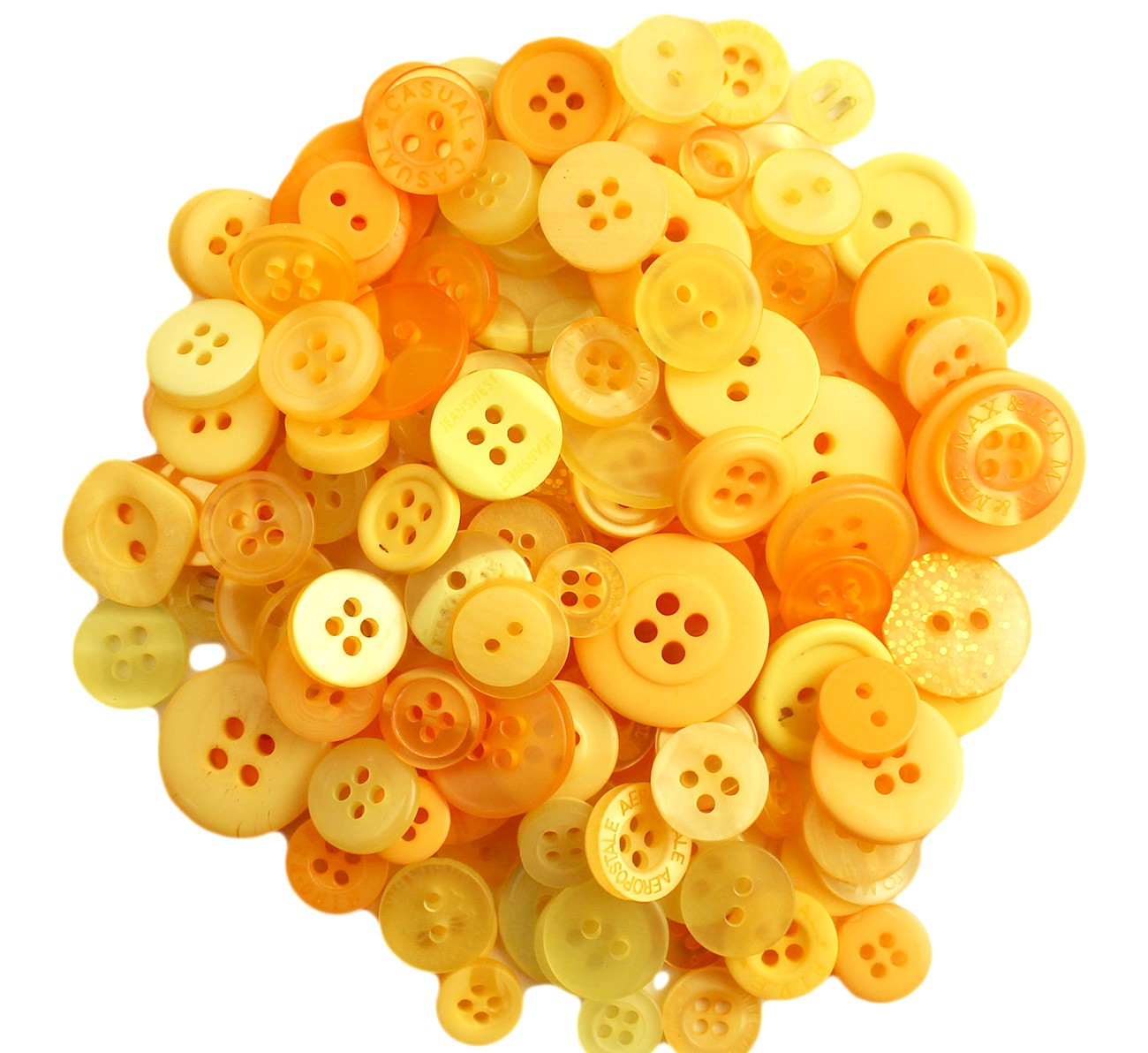Sunrise Buttons in Mason Jar