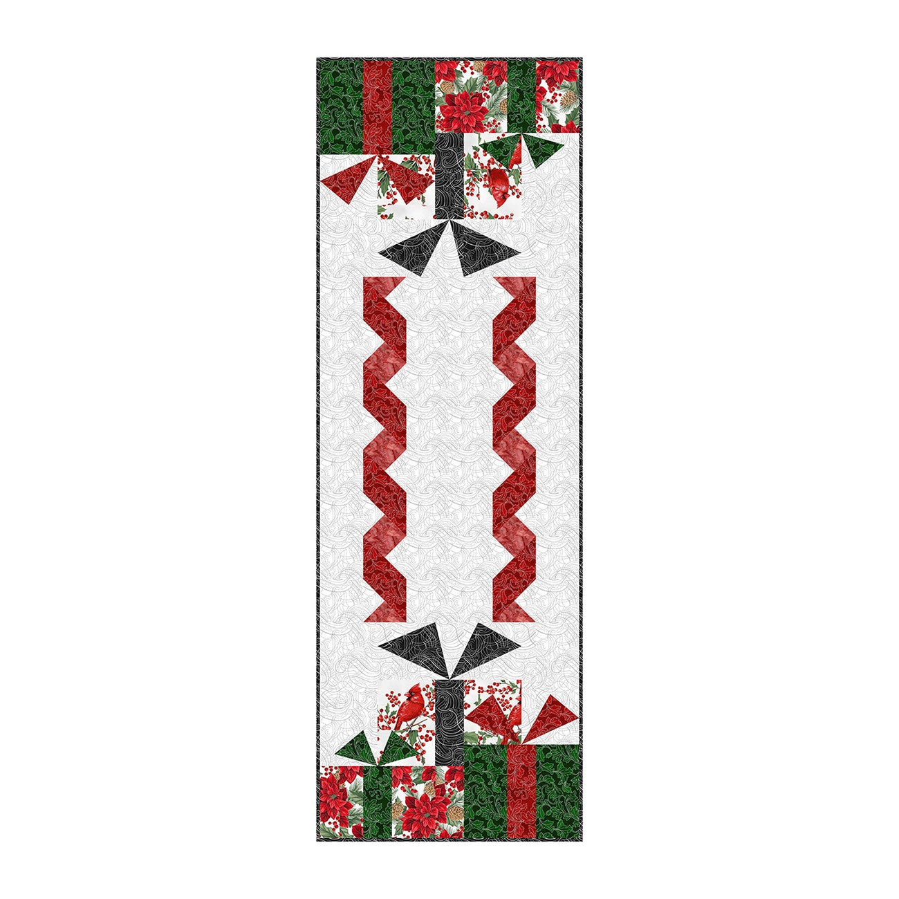 Silver Bearhug Fa La La Table Runner