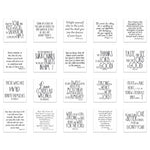 20 Precut Bible Verse Quilt Squares 5in