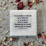 30 Precut Bible Verse Quilt Squares 5in