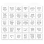 30 Precut Healing-themed Bible Verse Quilt Squares 5in