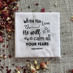 20 Precut Scripture Quilt Squares 5in