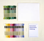 Botanical Sampler Cross Stitch Kit